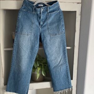 Neuflora Blue Cropped Women's Jeans